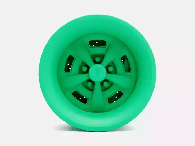 15x8 Pontiac Rallye II Wheel and Brake 3D print model 5