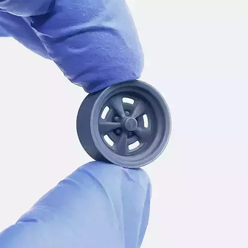 15x8 Pontiac Rallye II Wheel and Brake 3D print model 4