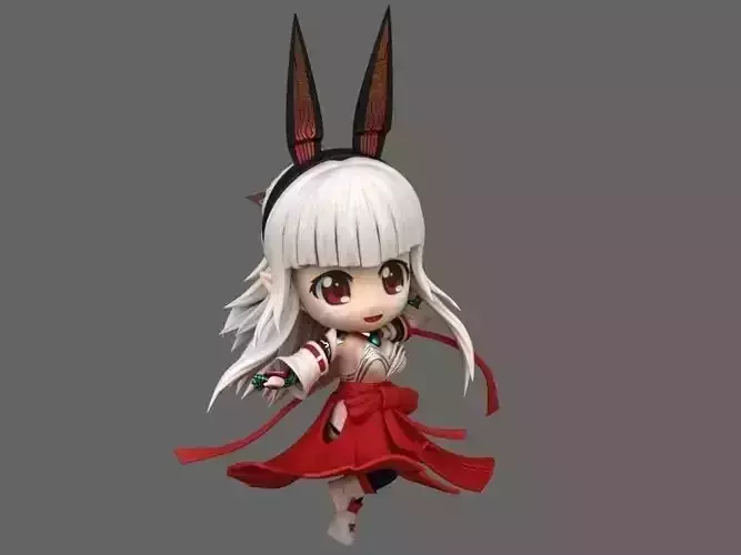 tamamo no mae 3D print model