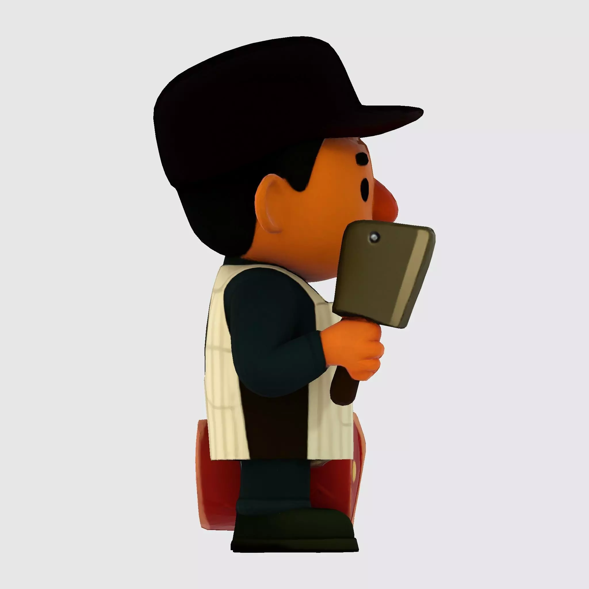 Cute Butcher 3D Model for 3D Printing  3D print model_13