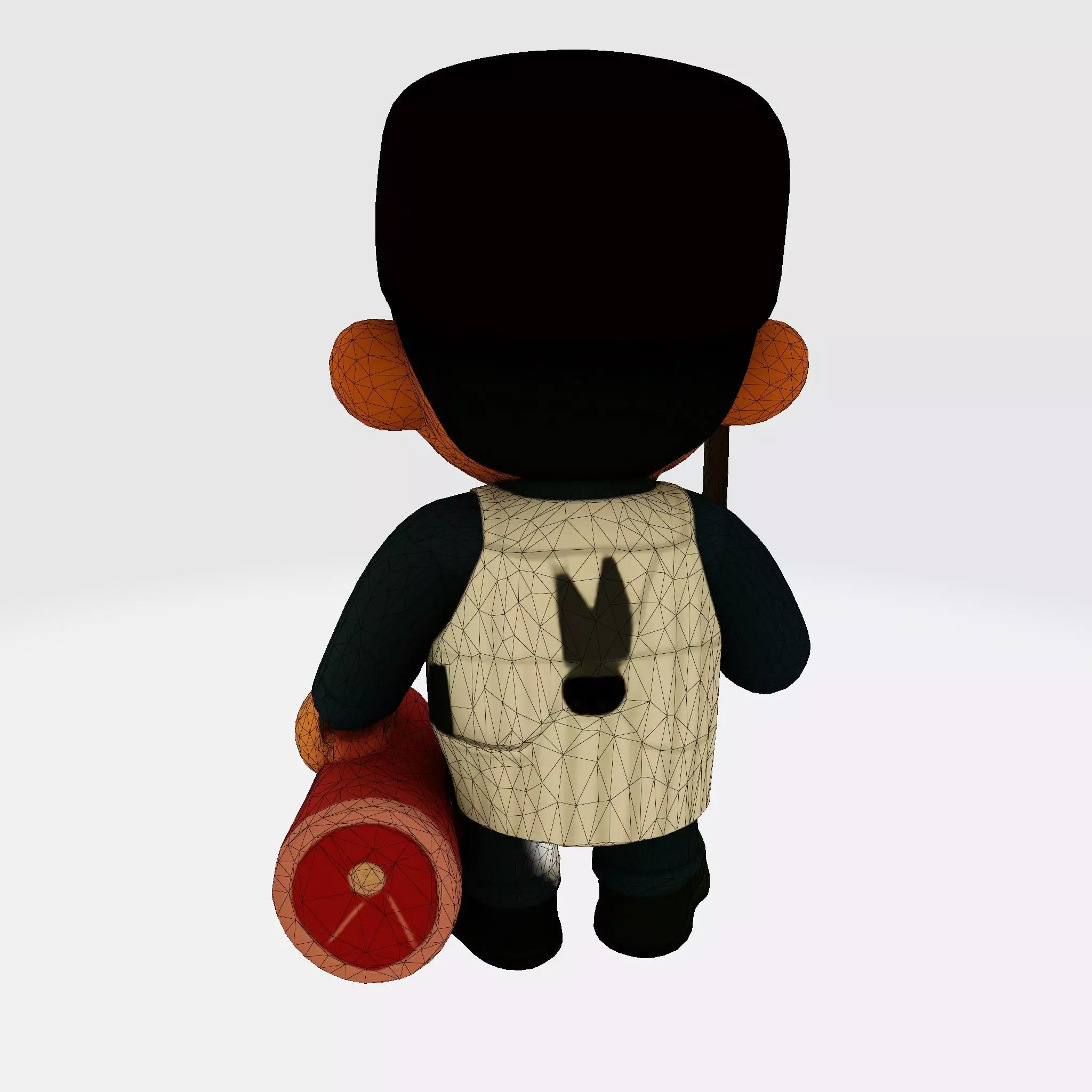 Cute Butcher 3D Model for 3D Printing  3D print model_9