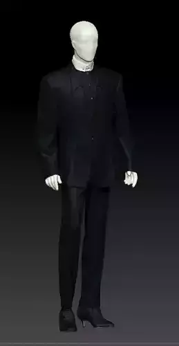 David Bowie black suit costume