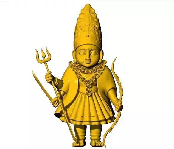 BAL JAGDAMBA MAA  3D print model