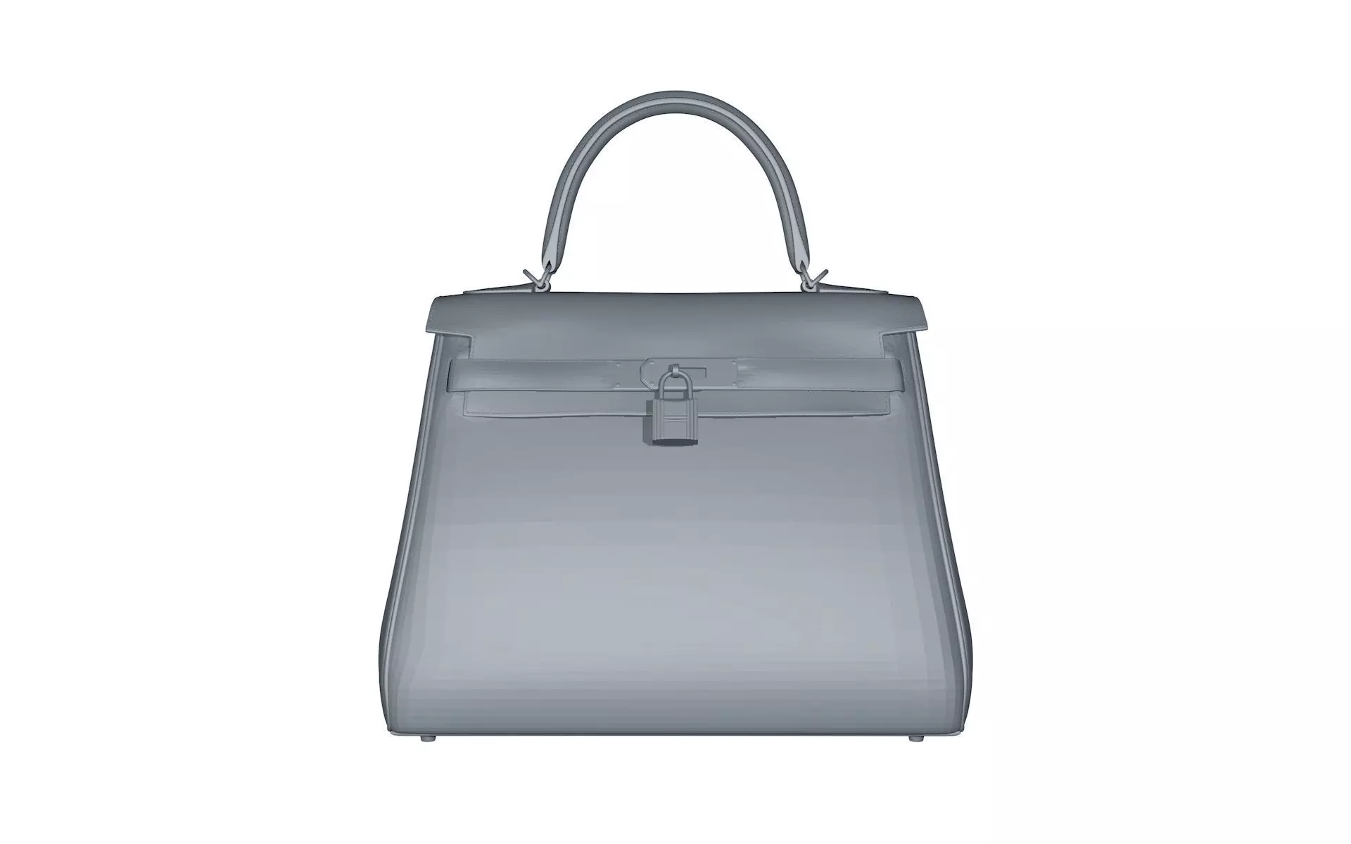Handbag Kelly 2 3D print model_1