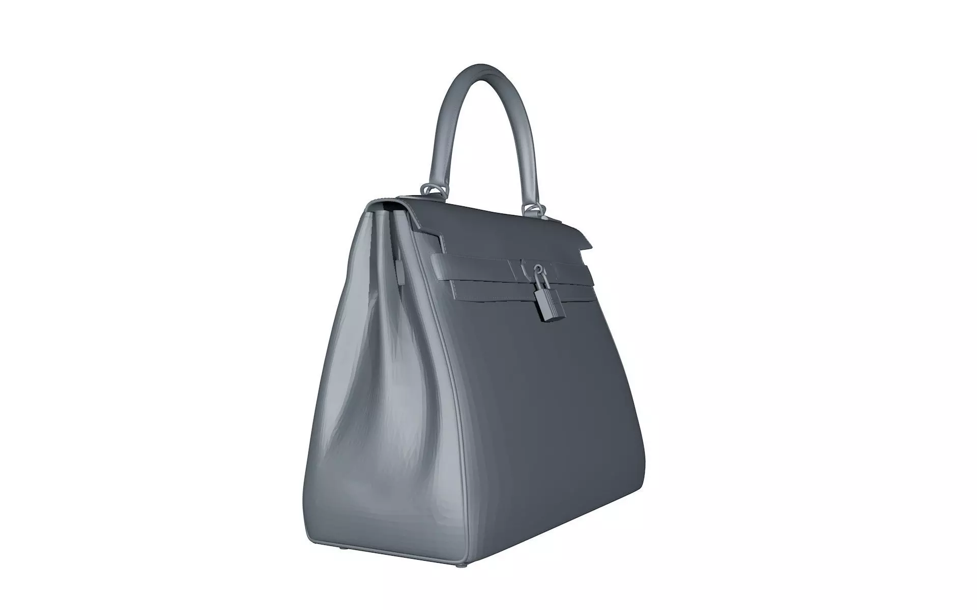 Handbag Kelly 2 3D print model_3