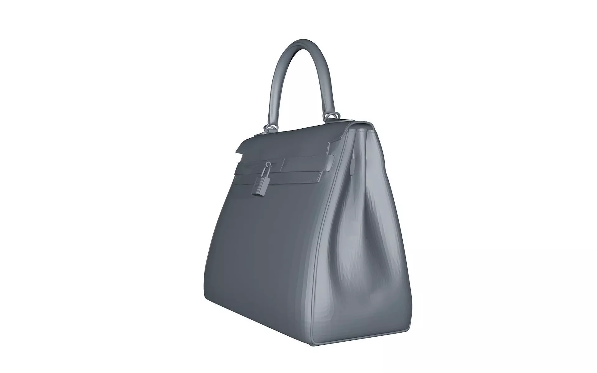 Handbag Kelly 2 3D print model_11