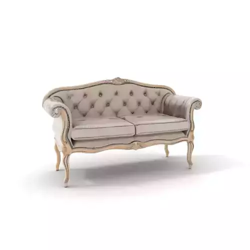 Chic Vintage Sofa model pack Low-poly 3D model