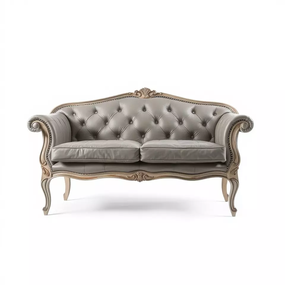 Chic Vintage Sofa model pack Low-poly 3D model_2