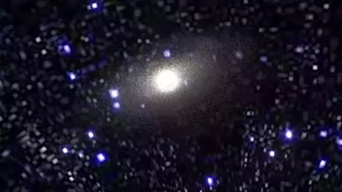 M83 Galaxy 3D model