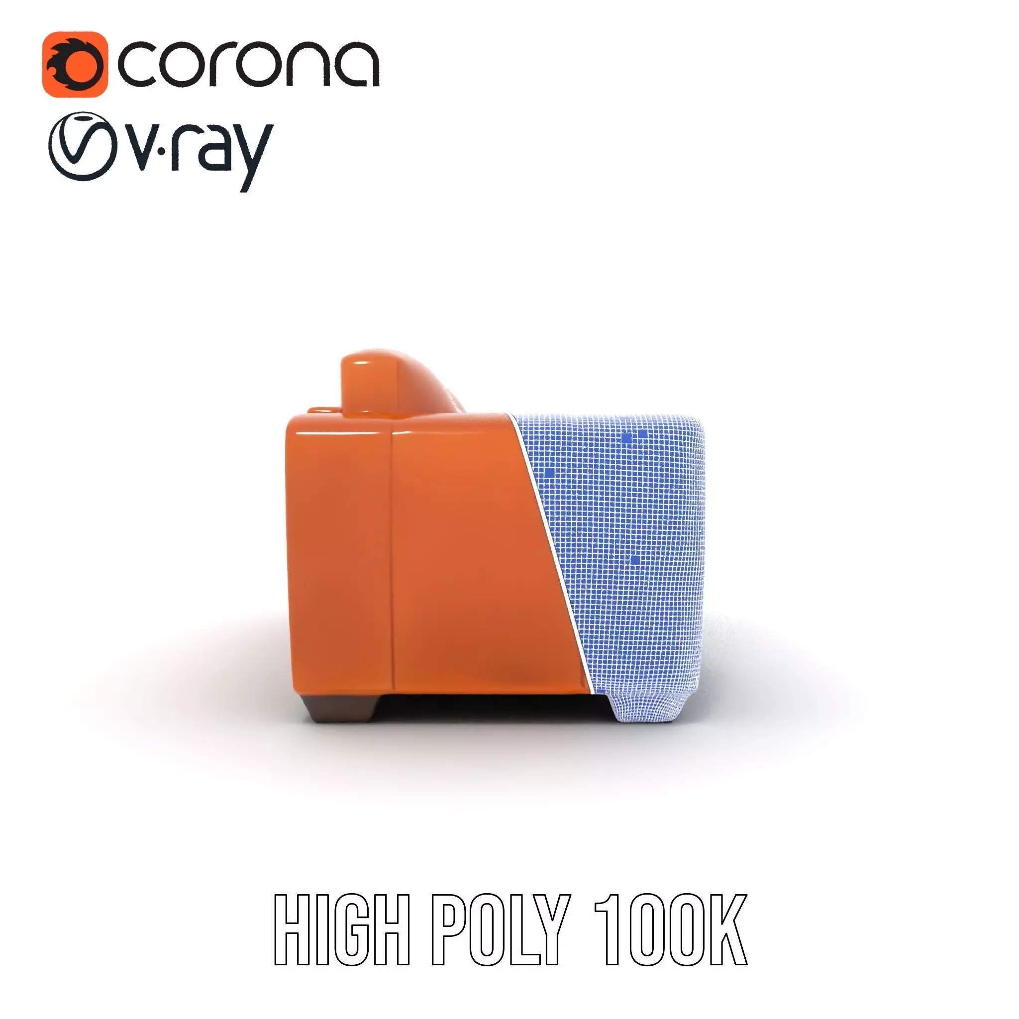 Vintage Leather Sofa model pack Low-poly 3D model_34