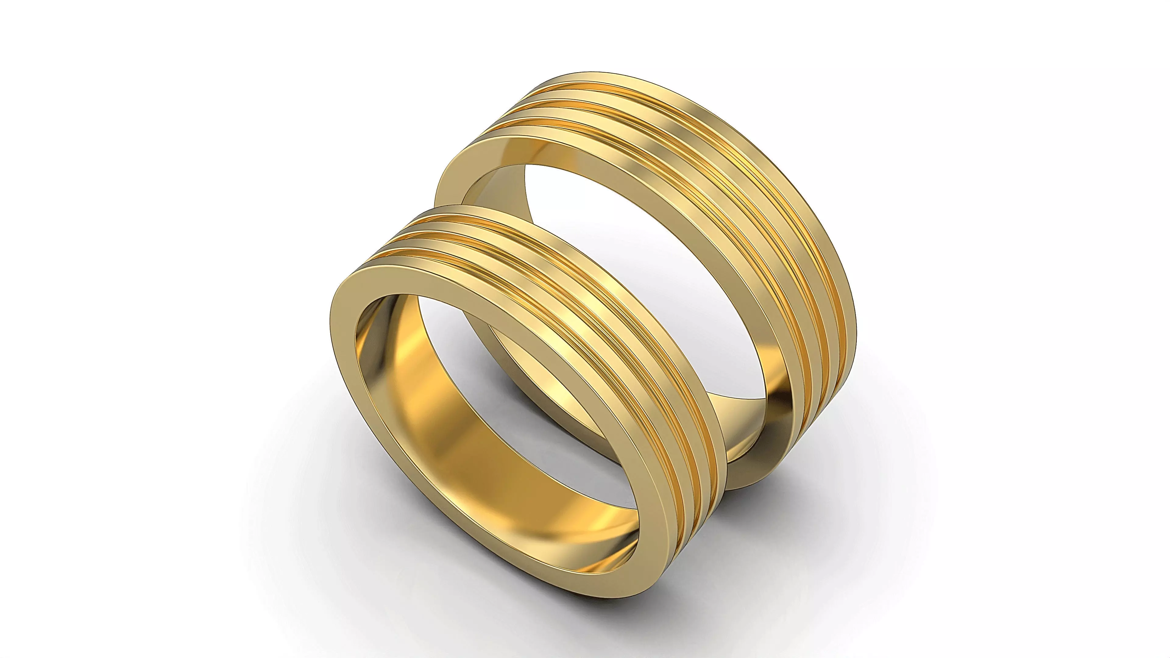 Wedding band 3D print model_0