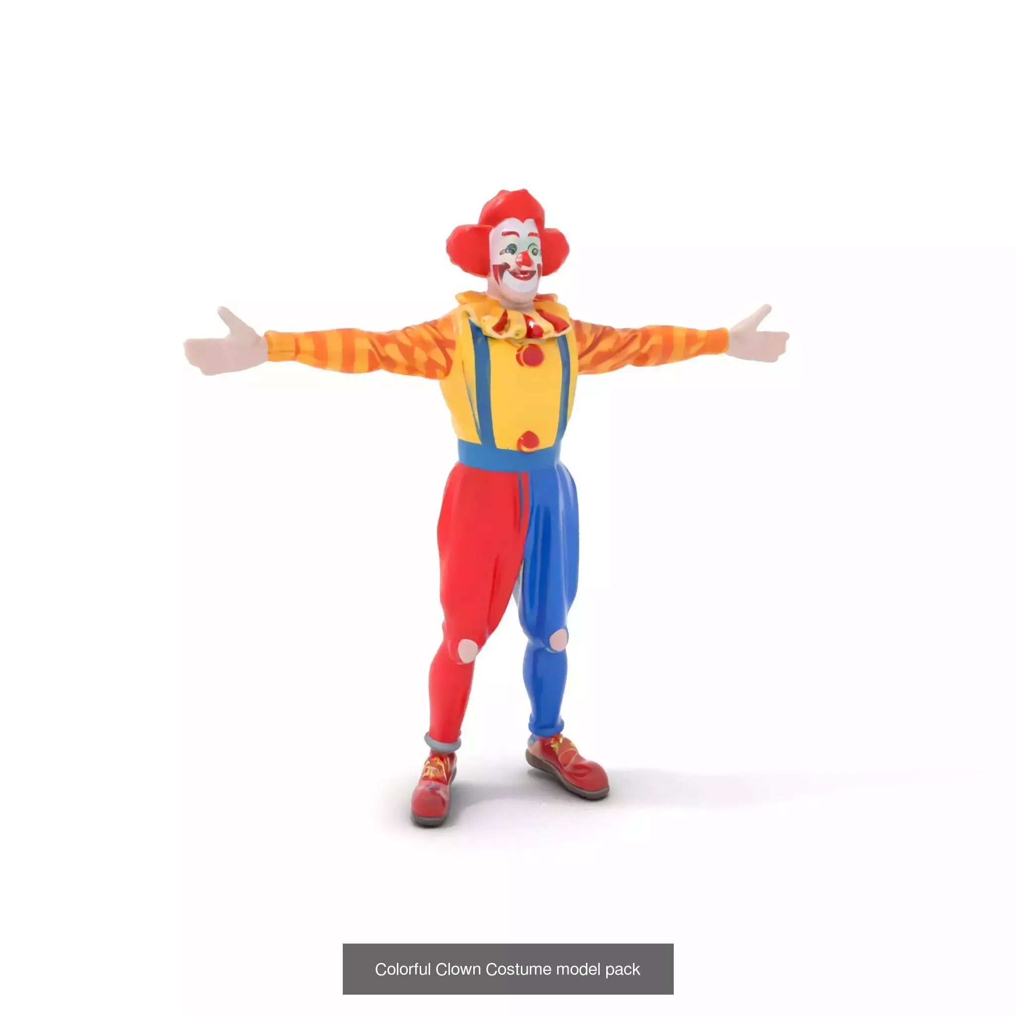Playful Clowns 3D Models Pack 3D Model Collection_69
