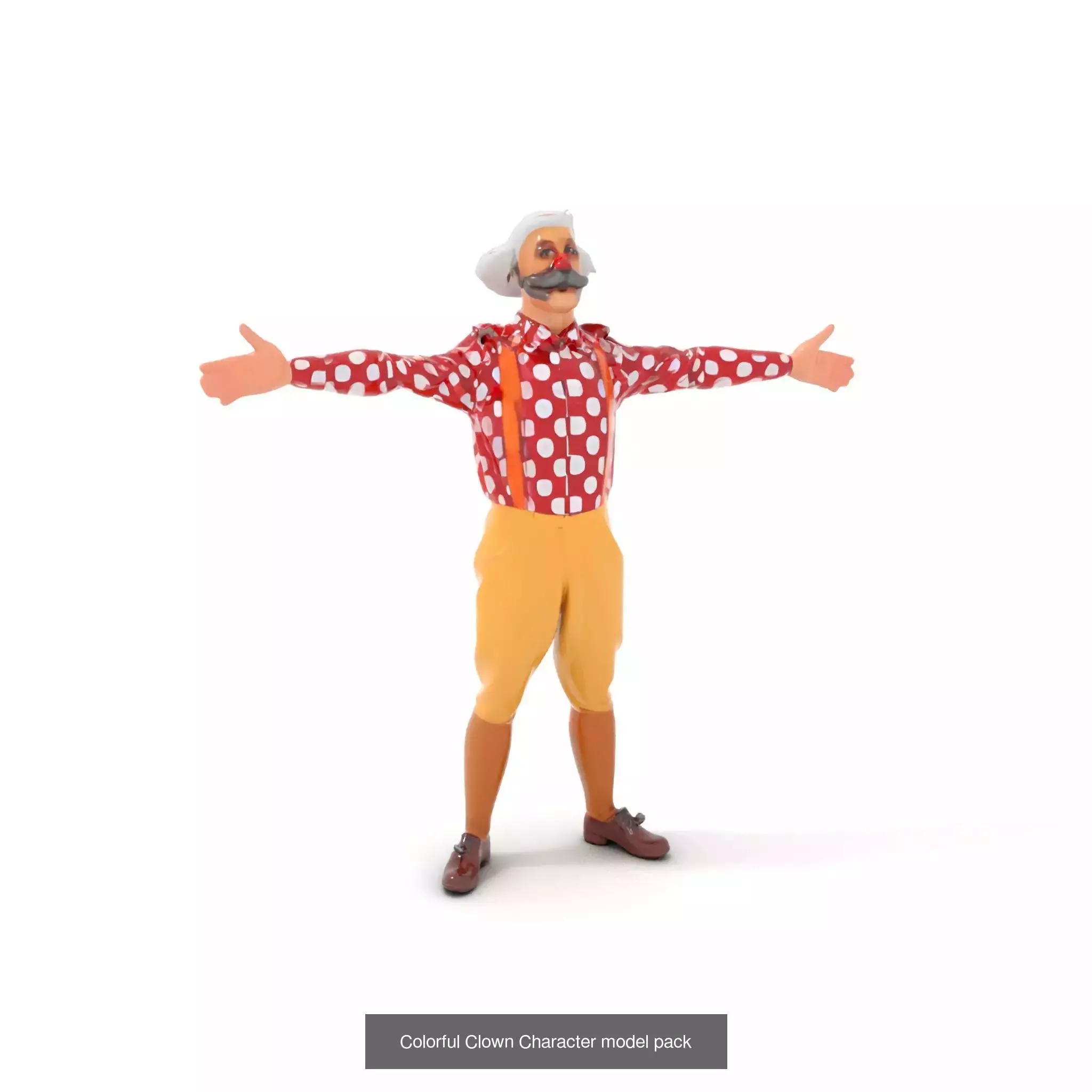 Playful Clowns 3D Models Pack 3D Model Collection_61