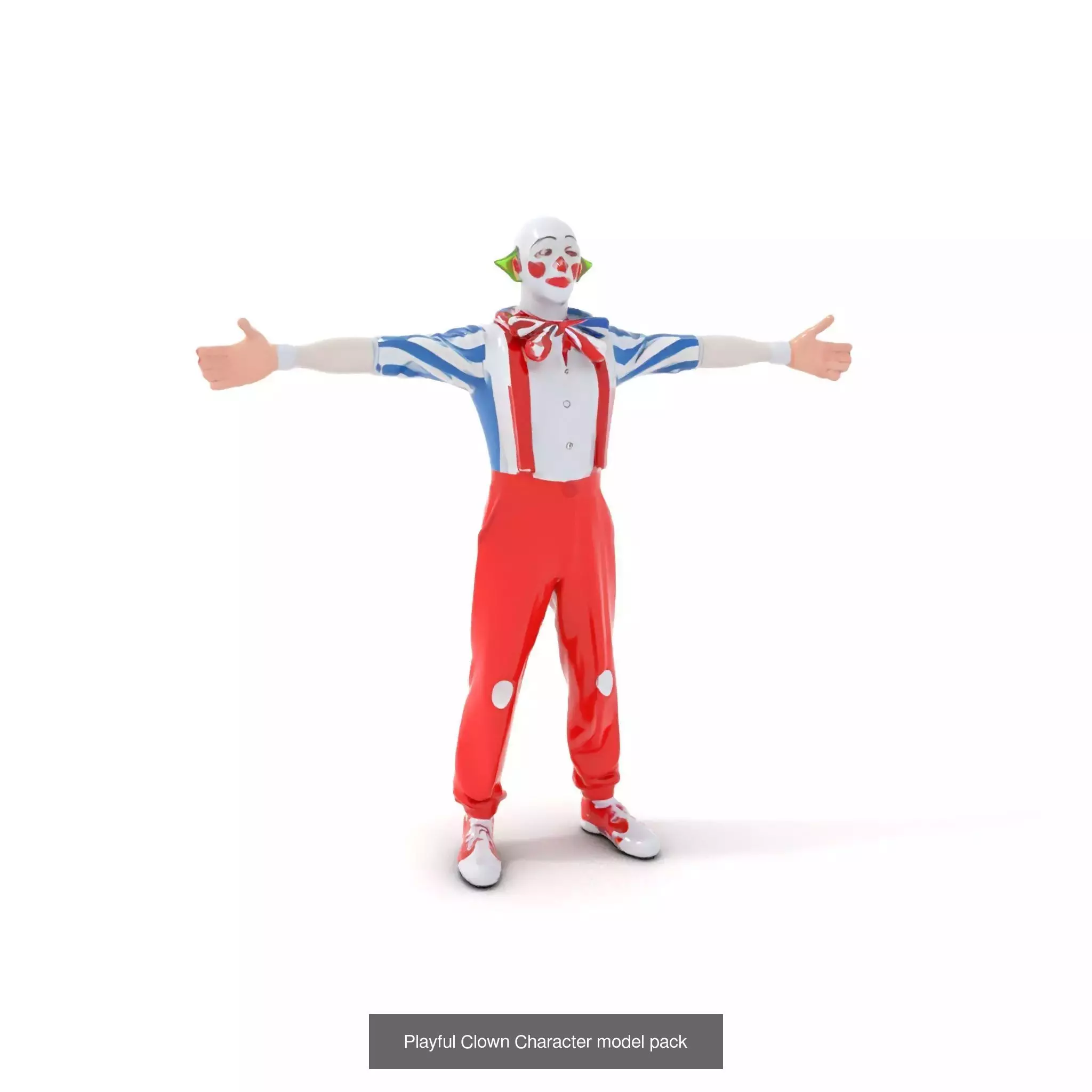 Playful Clowns 3D Models Pack 3D Model Collection_55