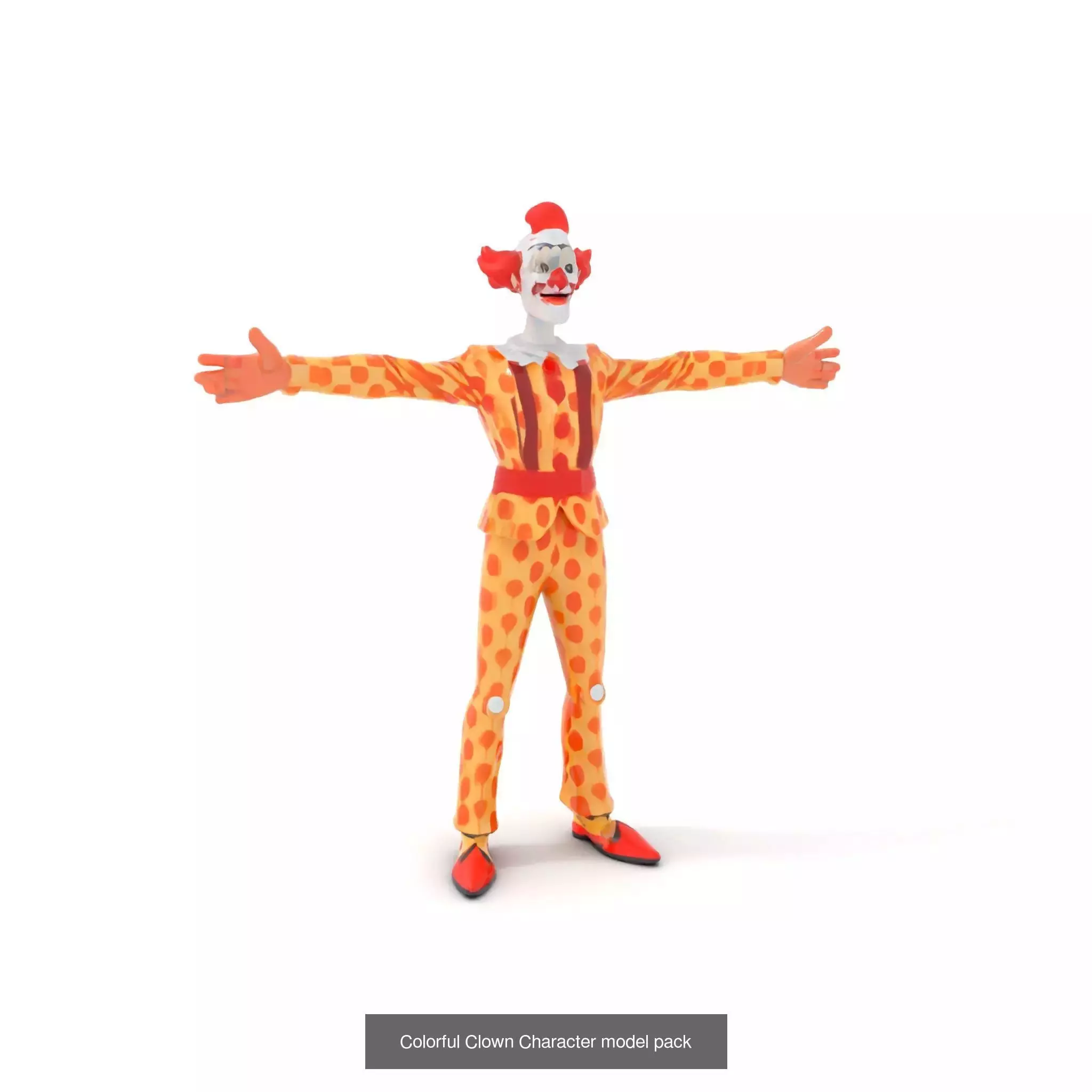 Playful Clowns 3D Models Pack 3D Model Collection_58
