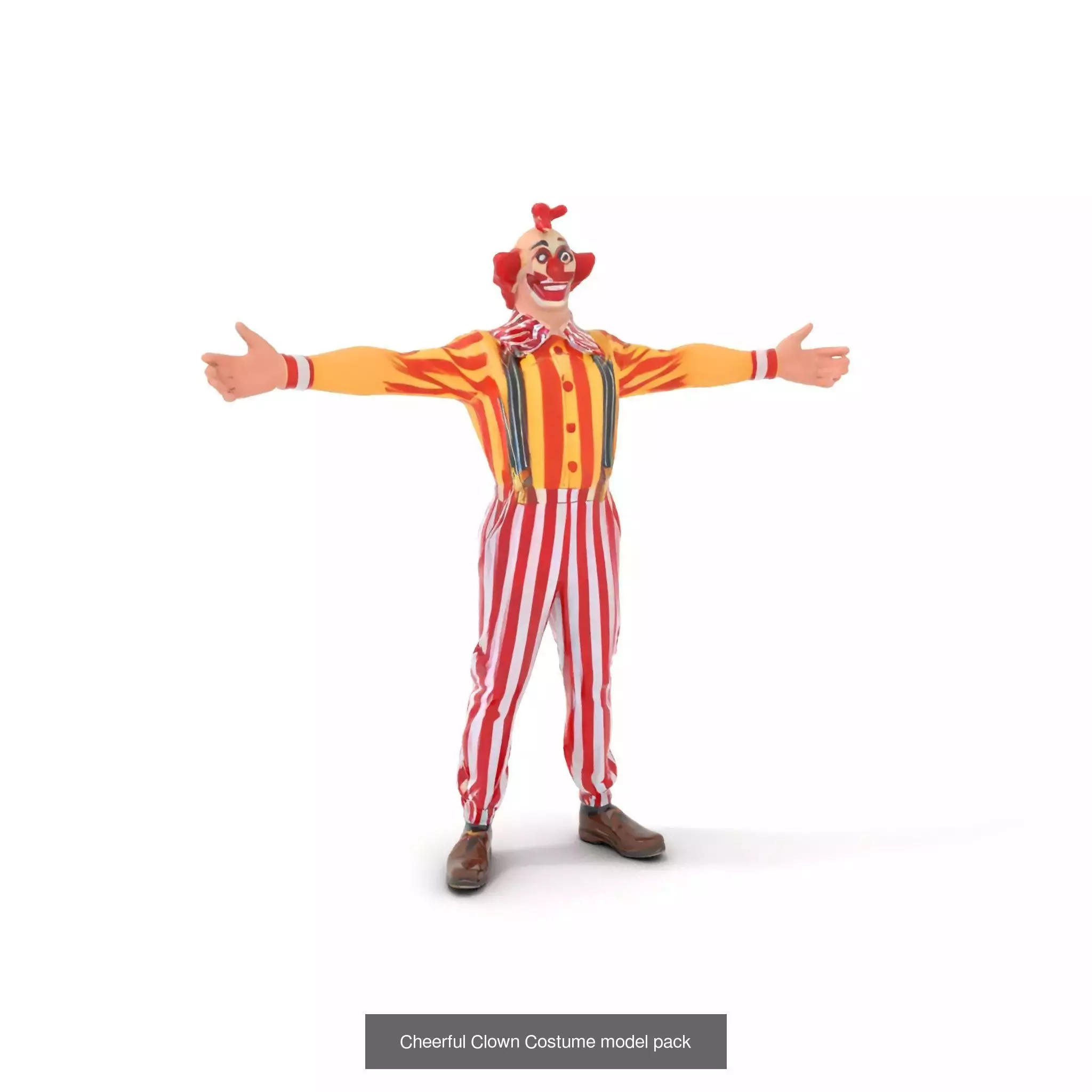 Playful Clowns 3D Models Pack 3D Model Collection_53