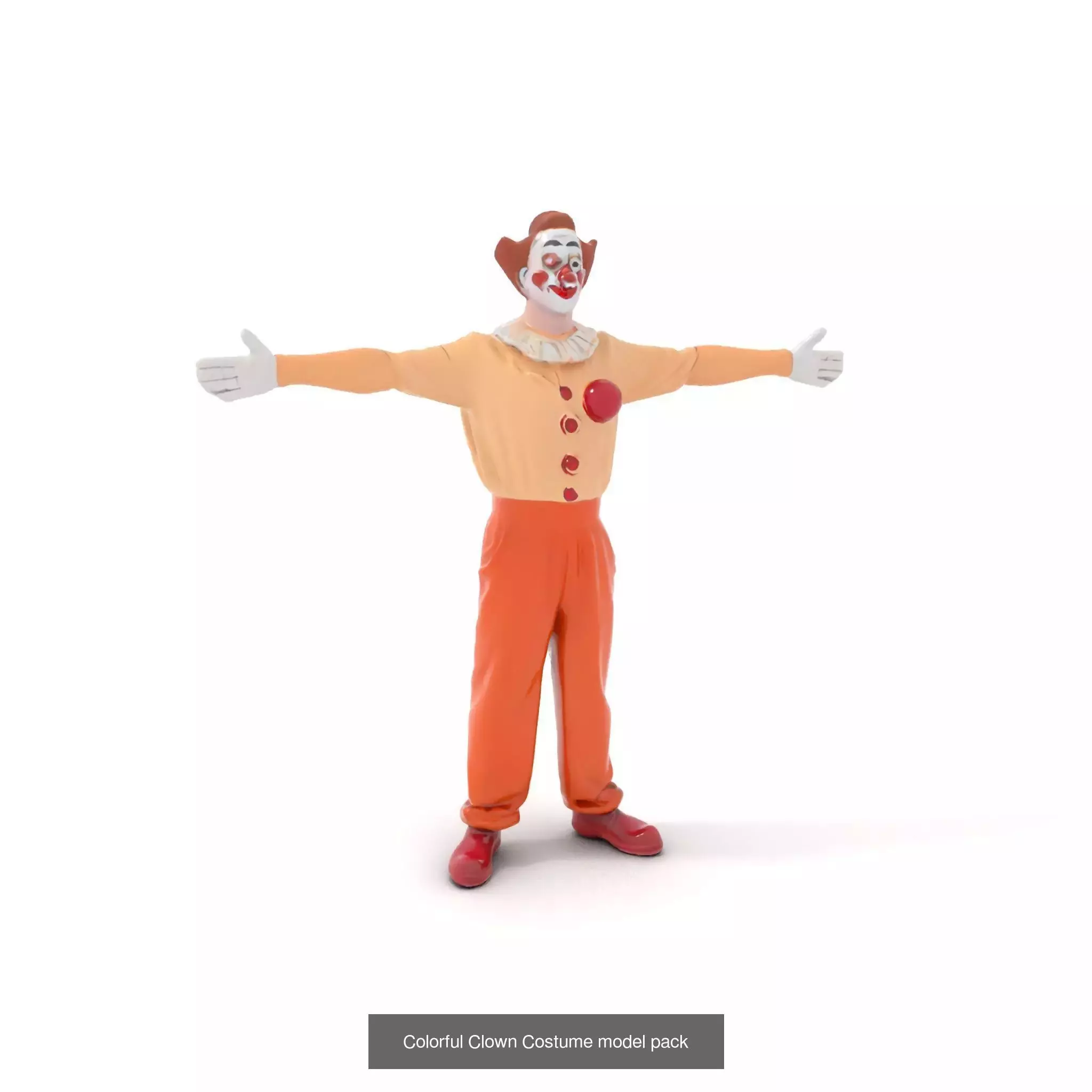 Playful Clowns 3D Models Pack 3D Model Collection_51