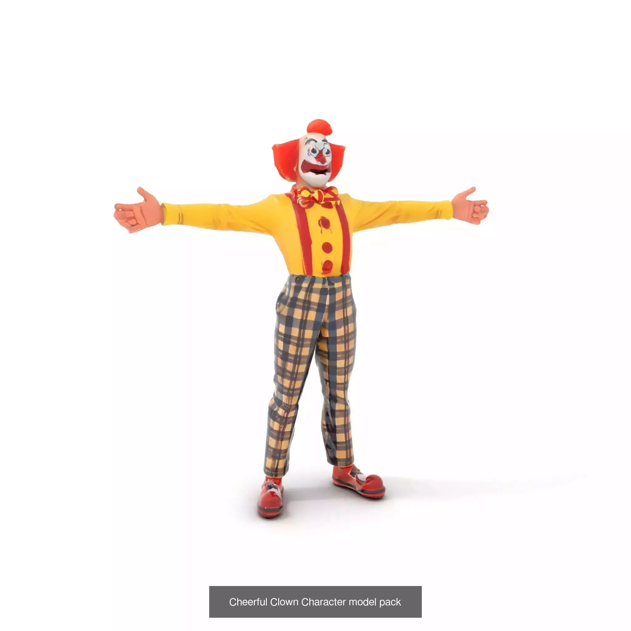 Playful Clowns 3D Models Pack 3D Model Collection_65