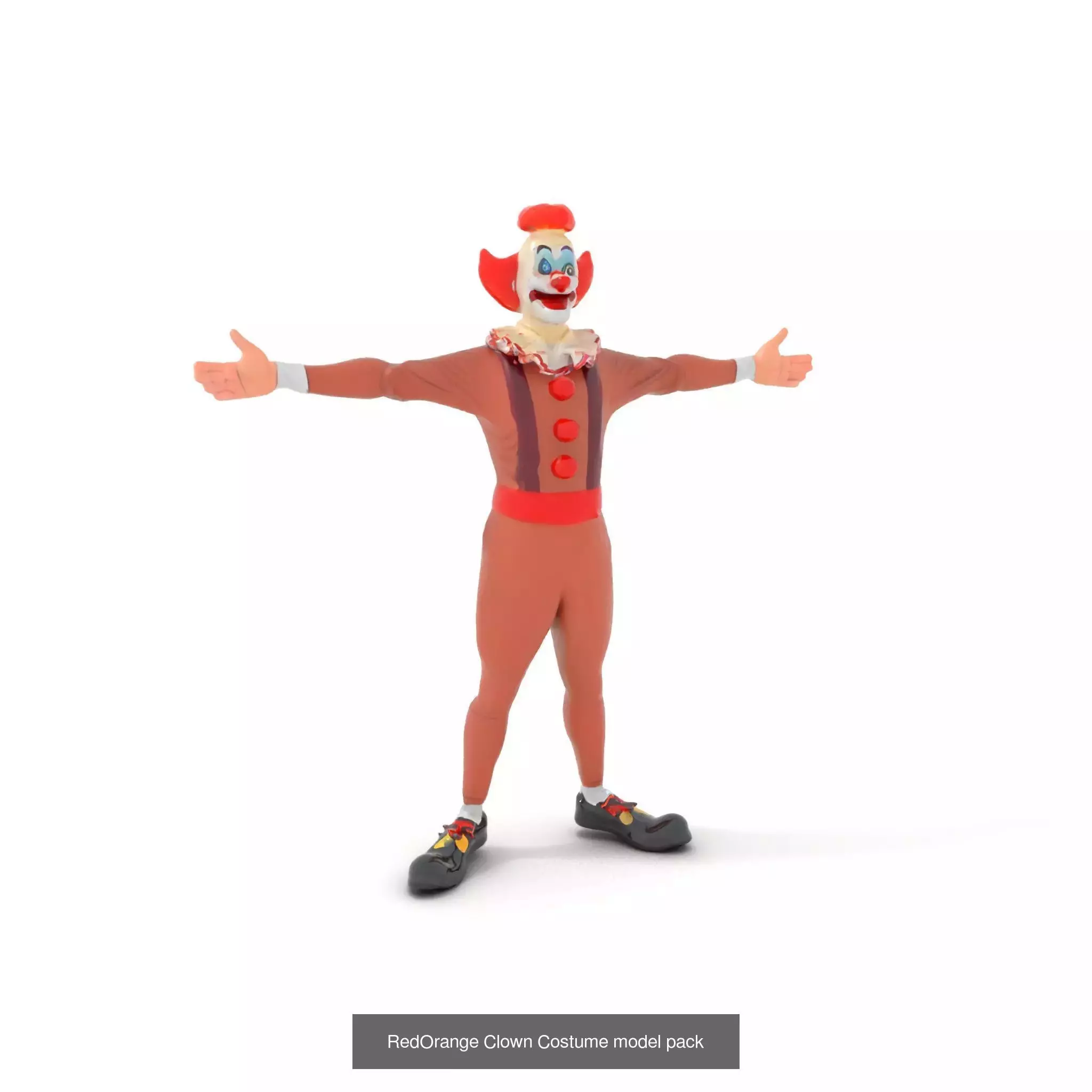 Playful Clowns 3D Models Pack 3D Model Collection_63