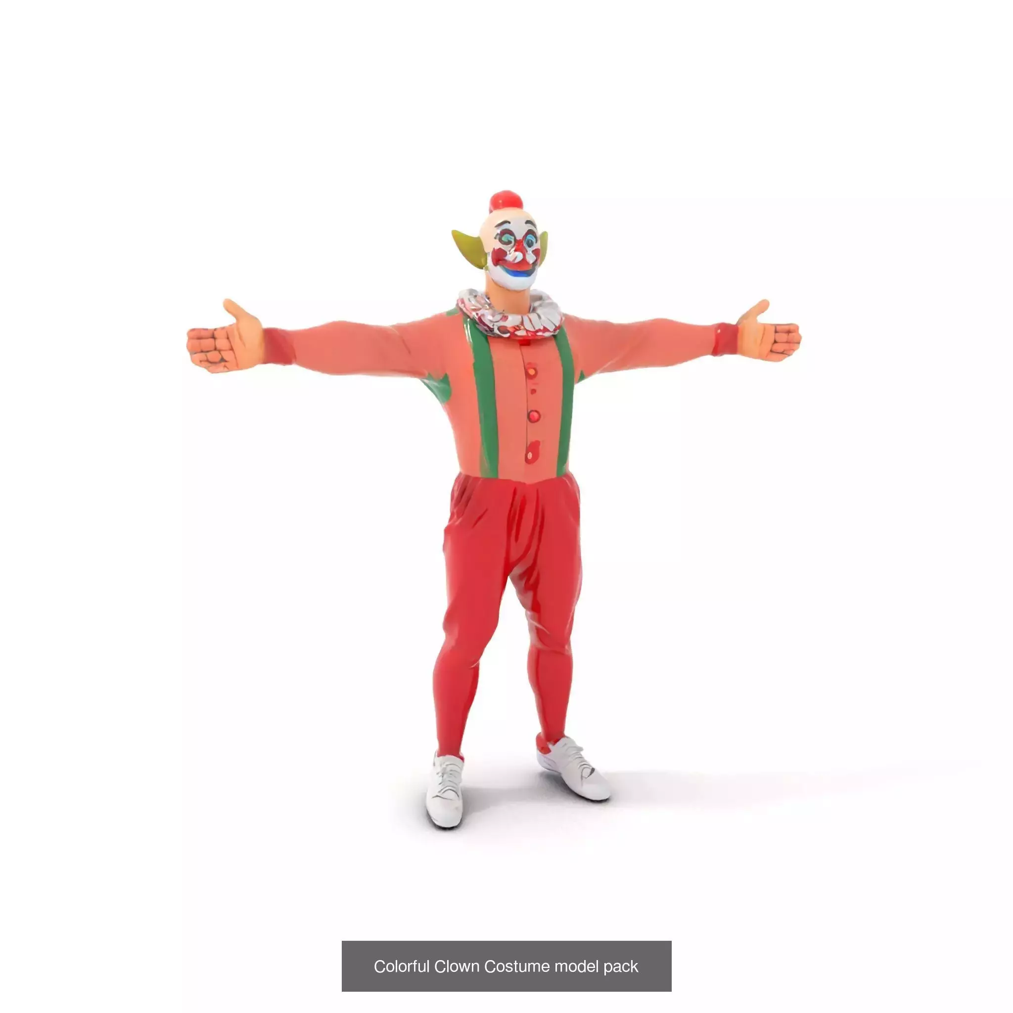 Playful Clowns 3D Models Pack 3D Model Collection_62