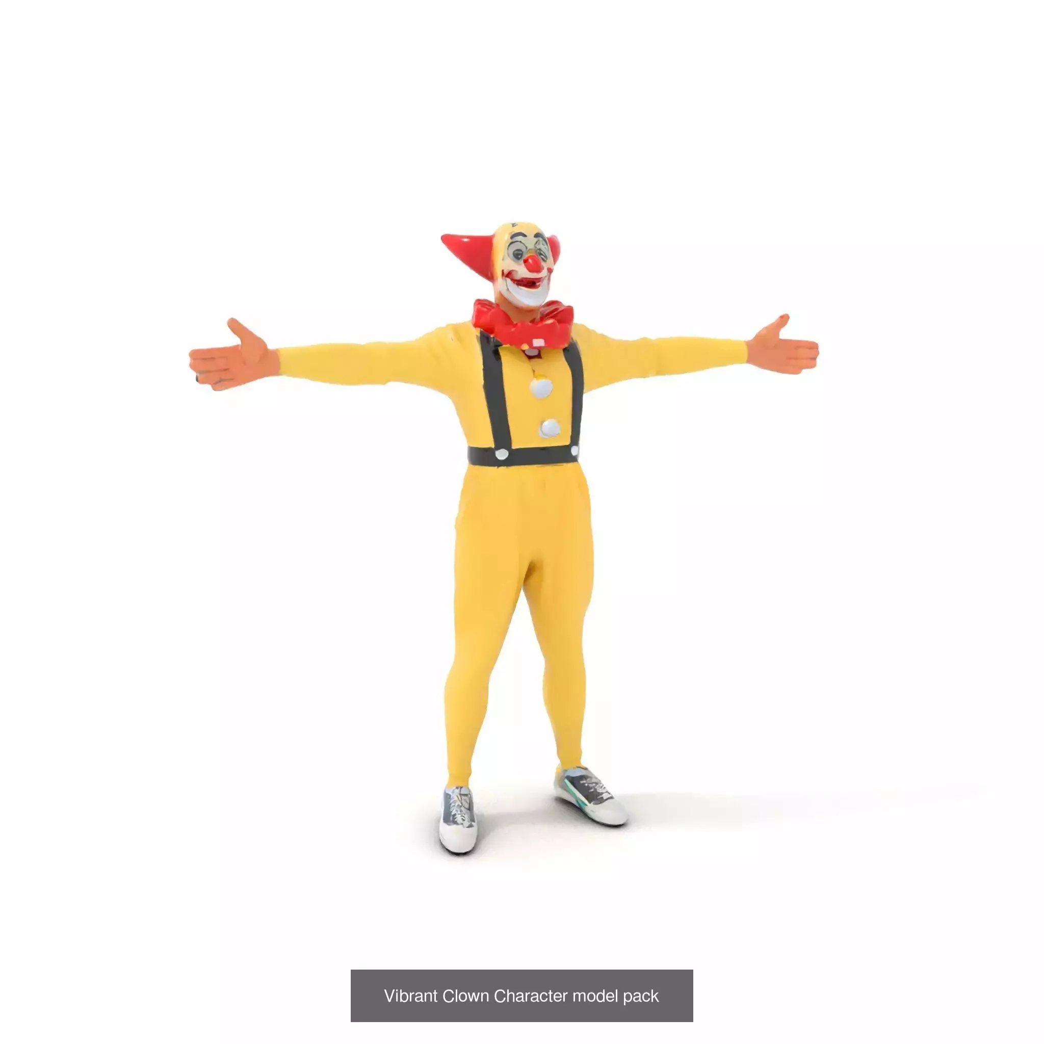 Playful Clowns 3D Models Pack 3D Model Collection_52