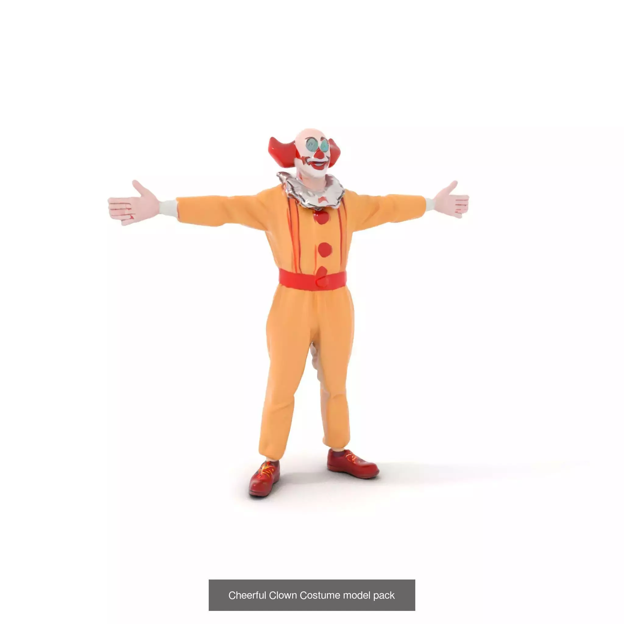 Playful Clowns 3D Models Pack 3D Model Collection_67