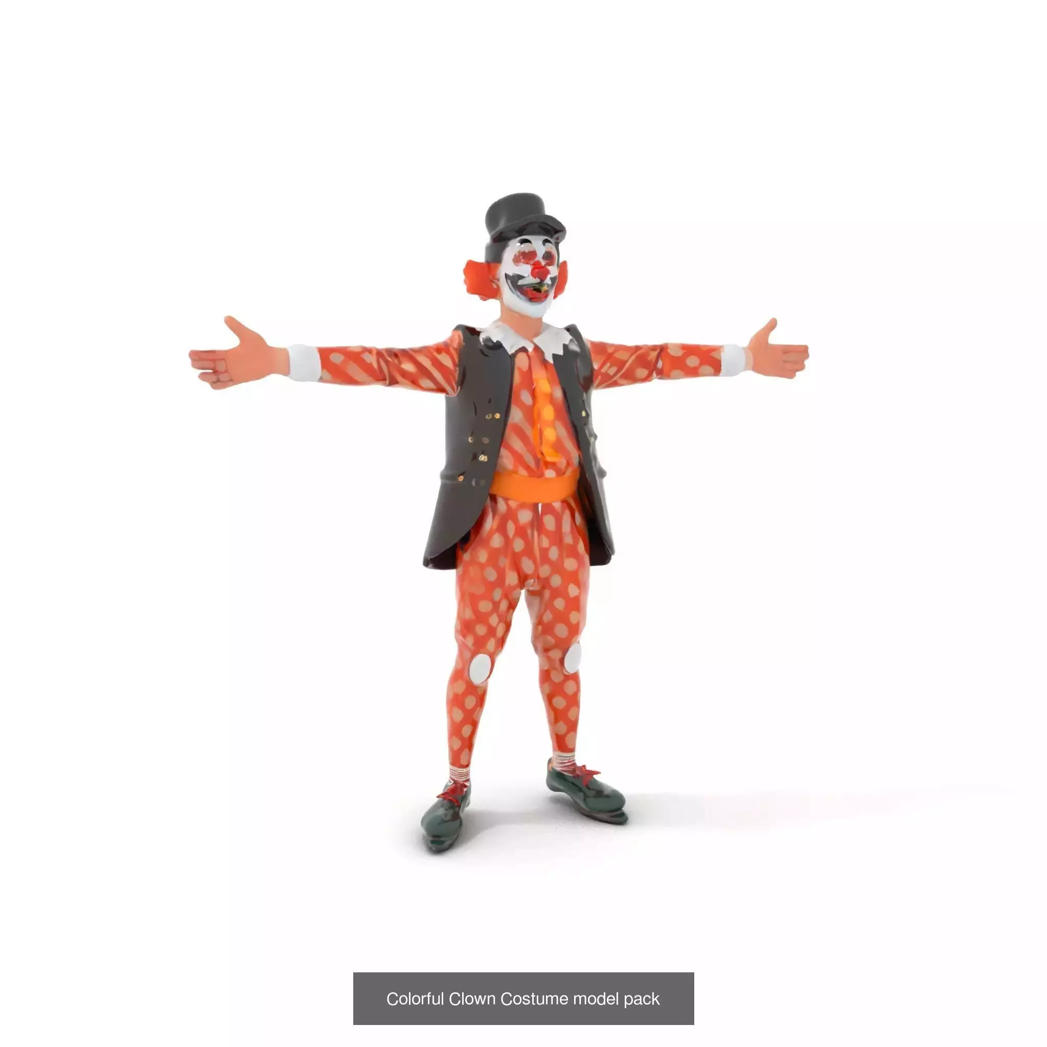 Playful Clowns 3D Models Pack 3D Model Collection_46