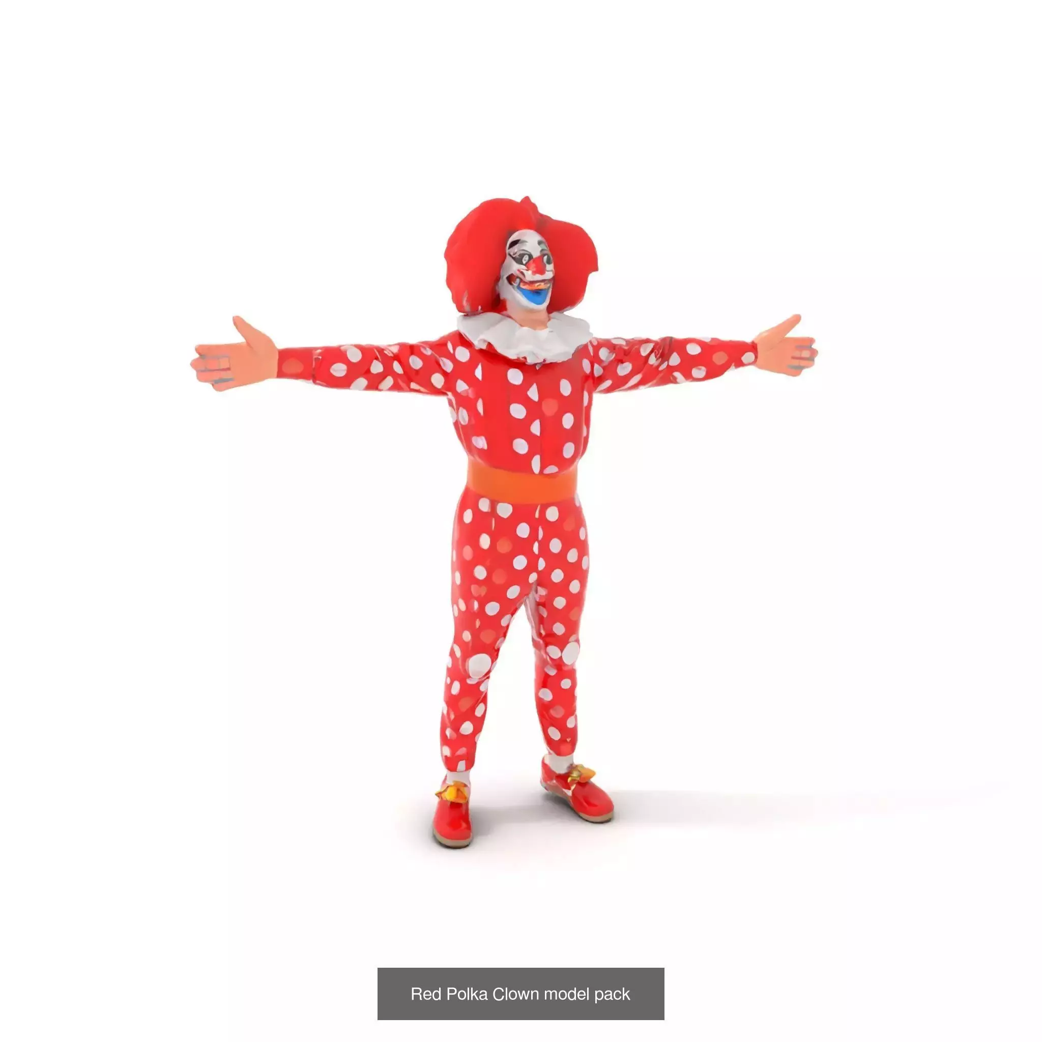 Playful Clowns 3D Models Pack 3D Model Collection_68