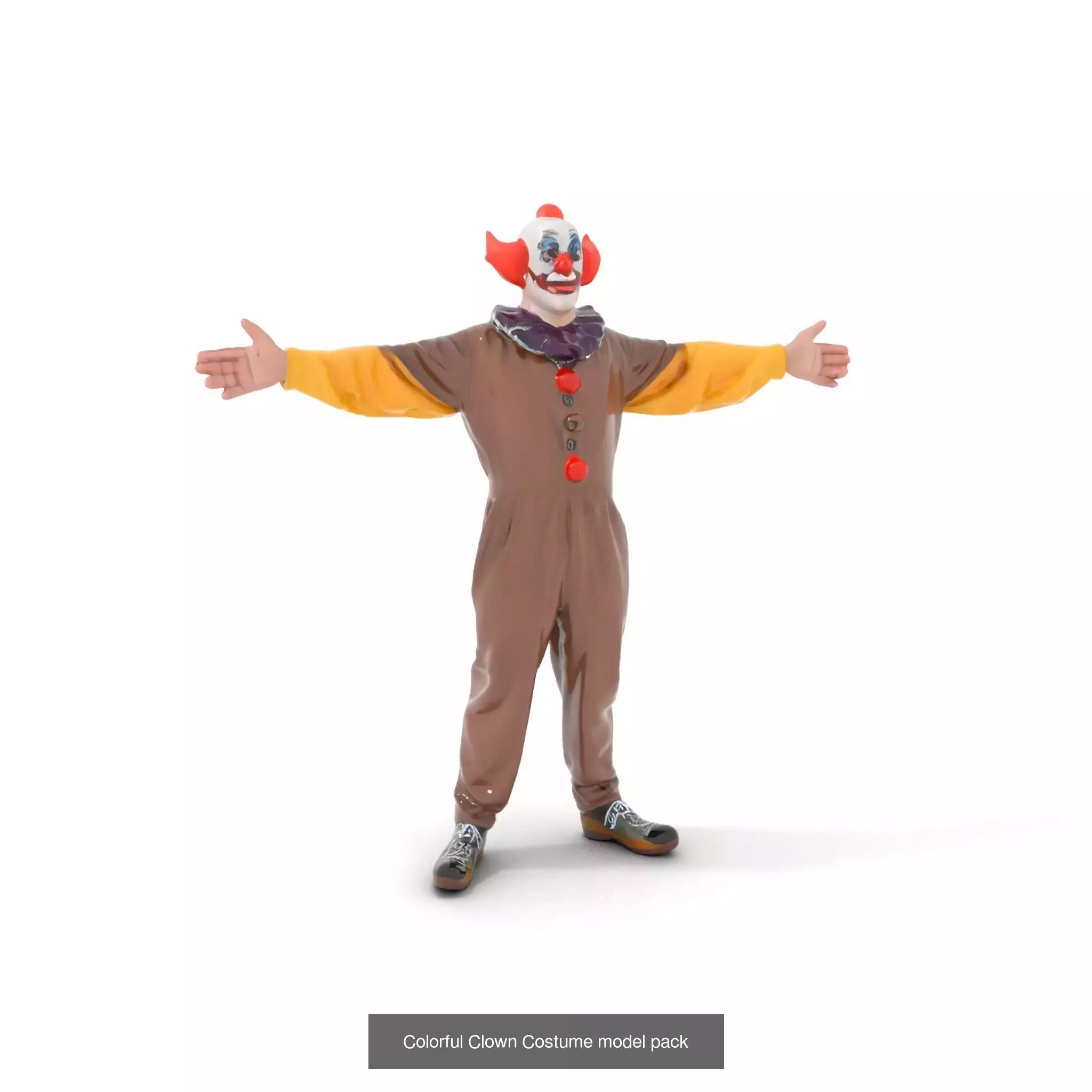 Playful Clowns 3D Models Pack 3D Model Collection_59