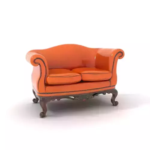 Vintage Leather Sofa model pack