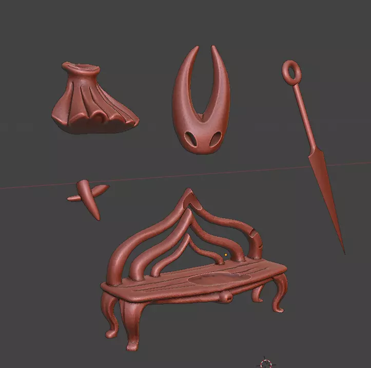 Hornet Figurine Hollow Knight Inspired 3D Printable Statue 3D print model_6