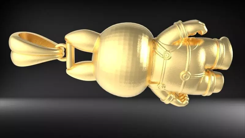 labubu pendant 3D print model_20