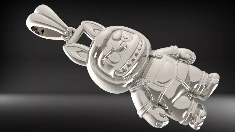 labubu pendant 3D print model_28