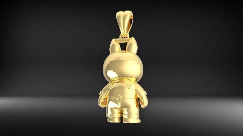 labubu pendant 3D print model_22