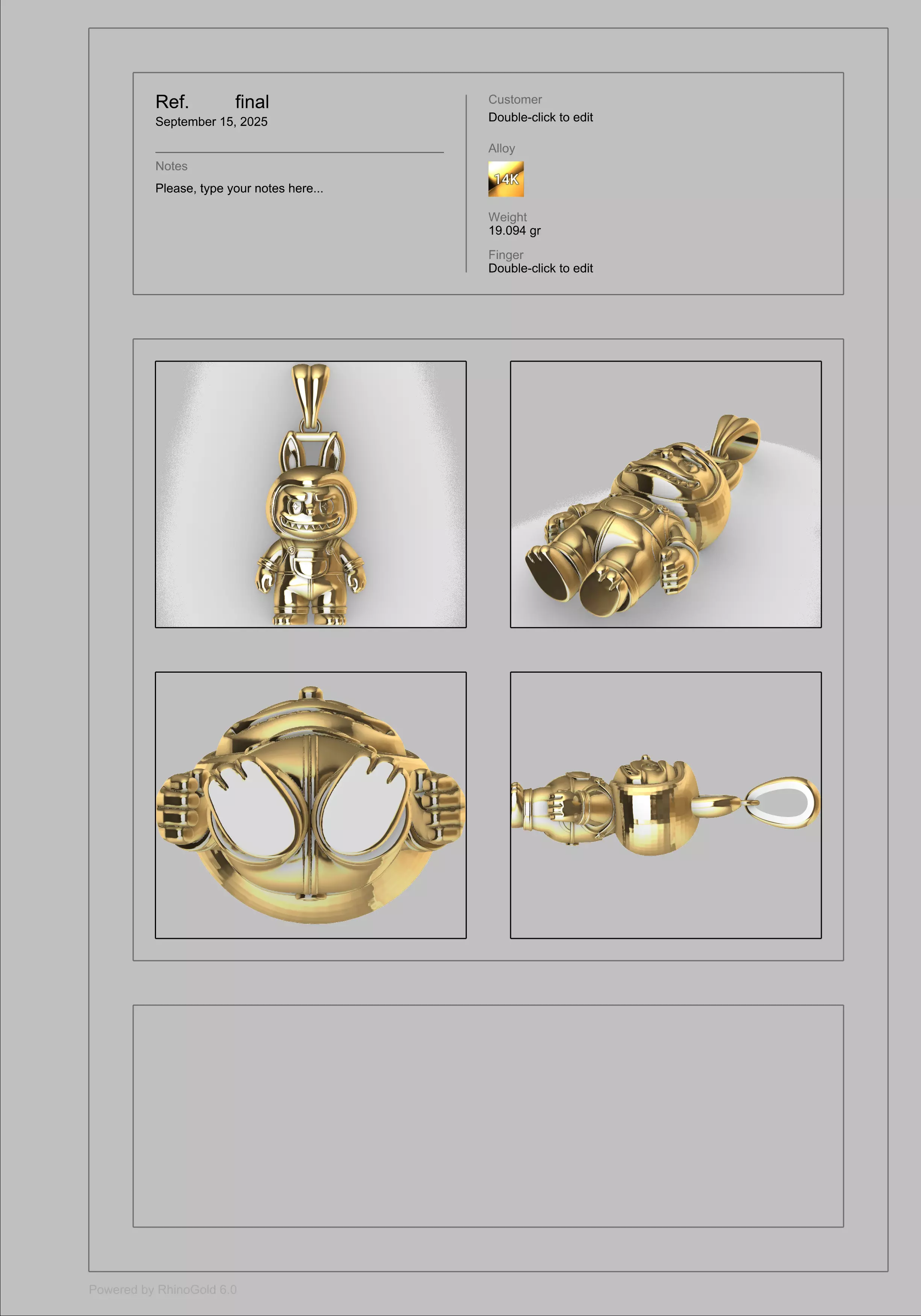 labubu pendant 3D print model_32