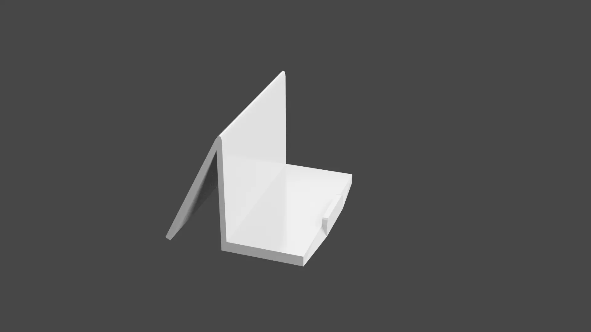 Phone Stand Compact Desk Holder Free 3D print model_1