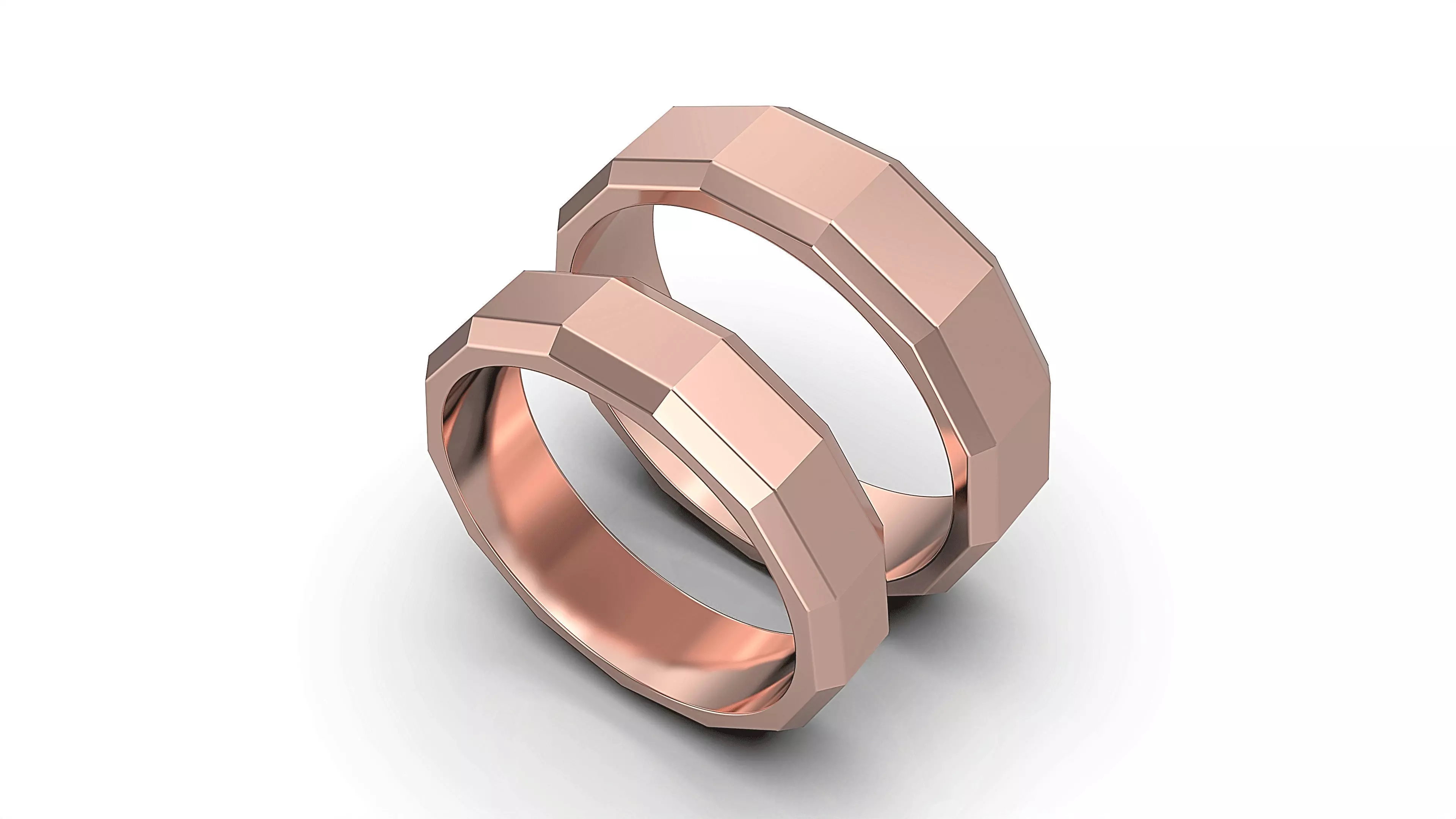 Wedding band 3D print model_2