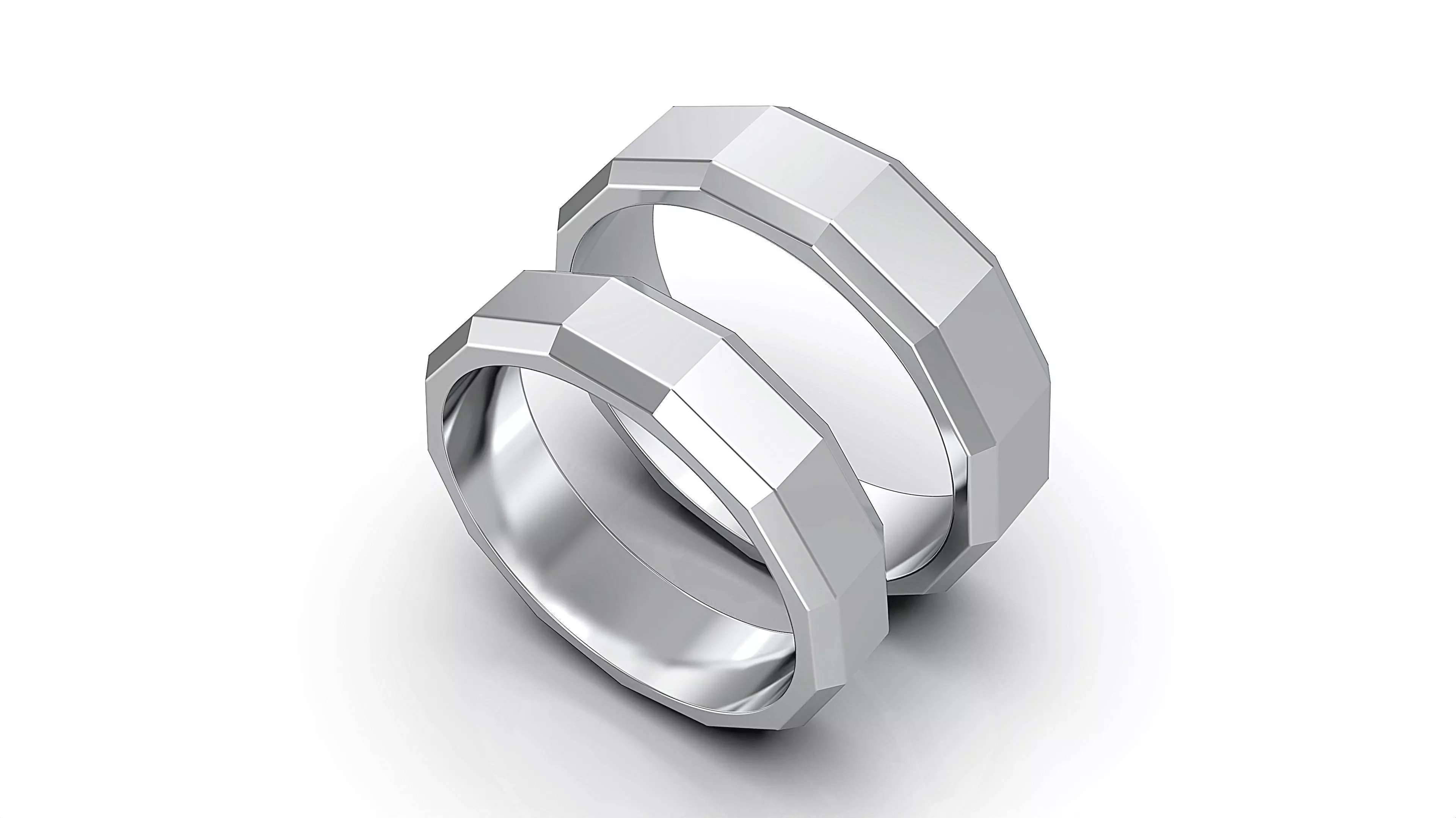Wedding band 3D print model_9