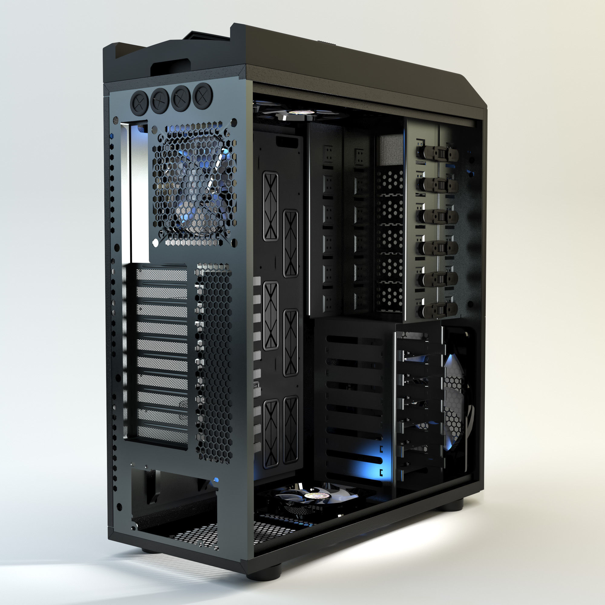 Aerocool XPREDATOR 3D model_8