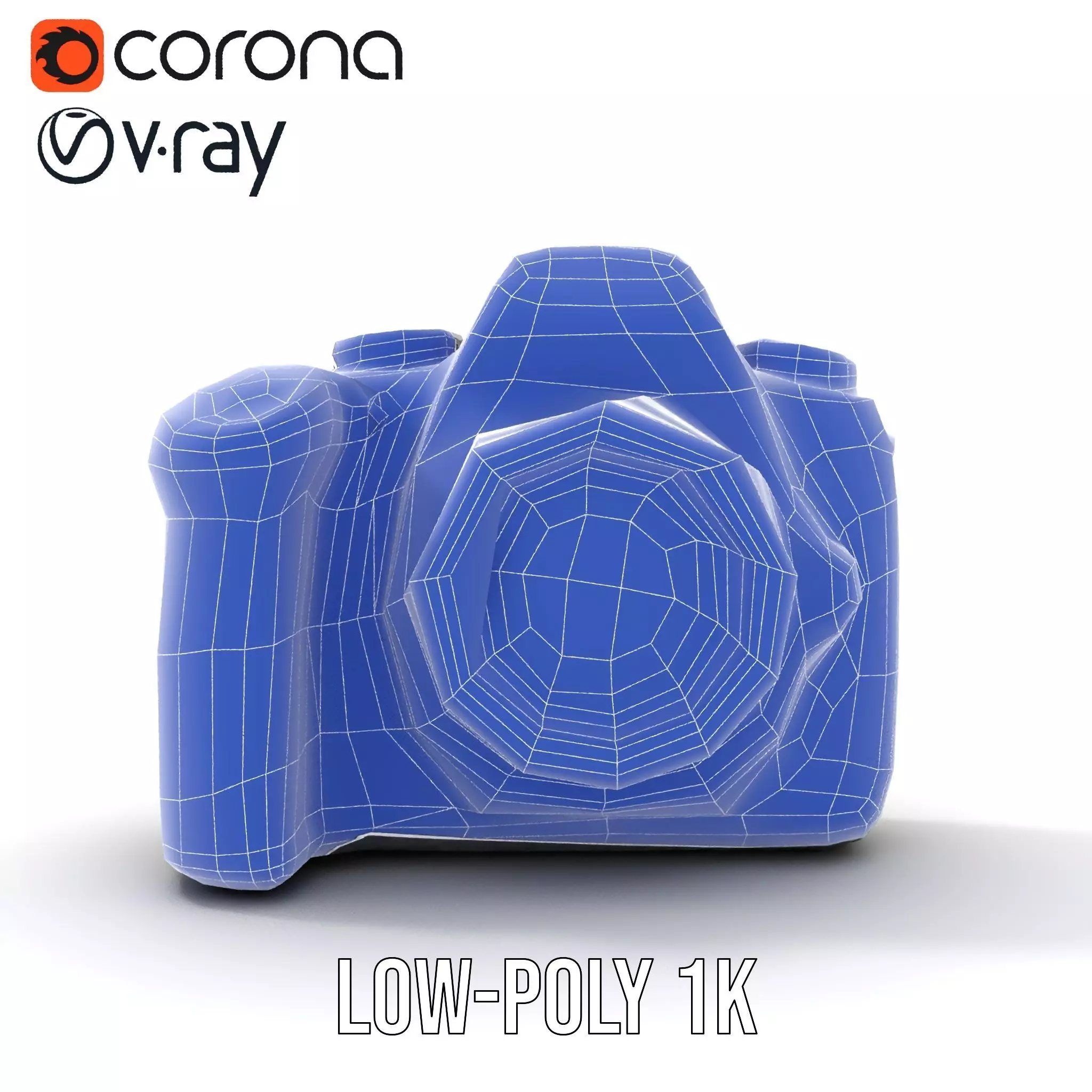 Professional Camera Black model pack Low-poly 3D model_25