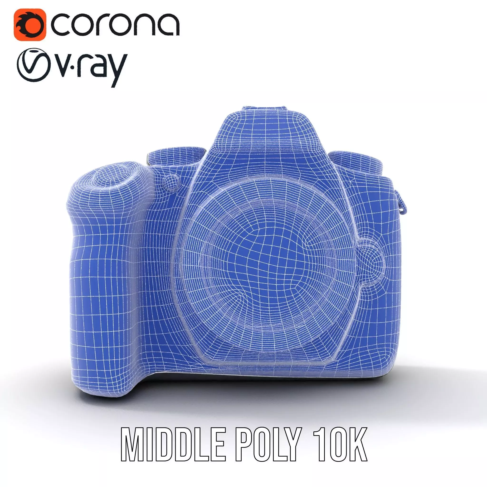 Professional Camera Black model pack Low-poly 3D model_19