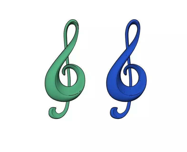 Sol -G clef 3D print model_3
