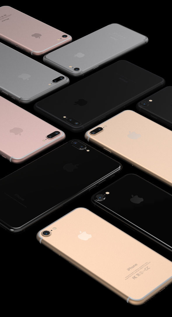 iPhone 7 Collection - Element3D 3D model_1