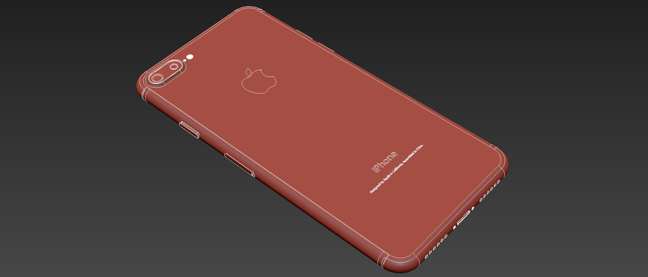 iPhone 7 Collection - Element3D 3D model_5