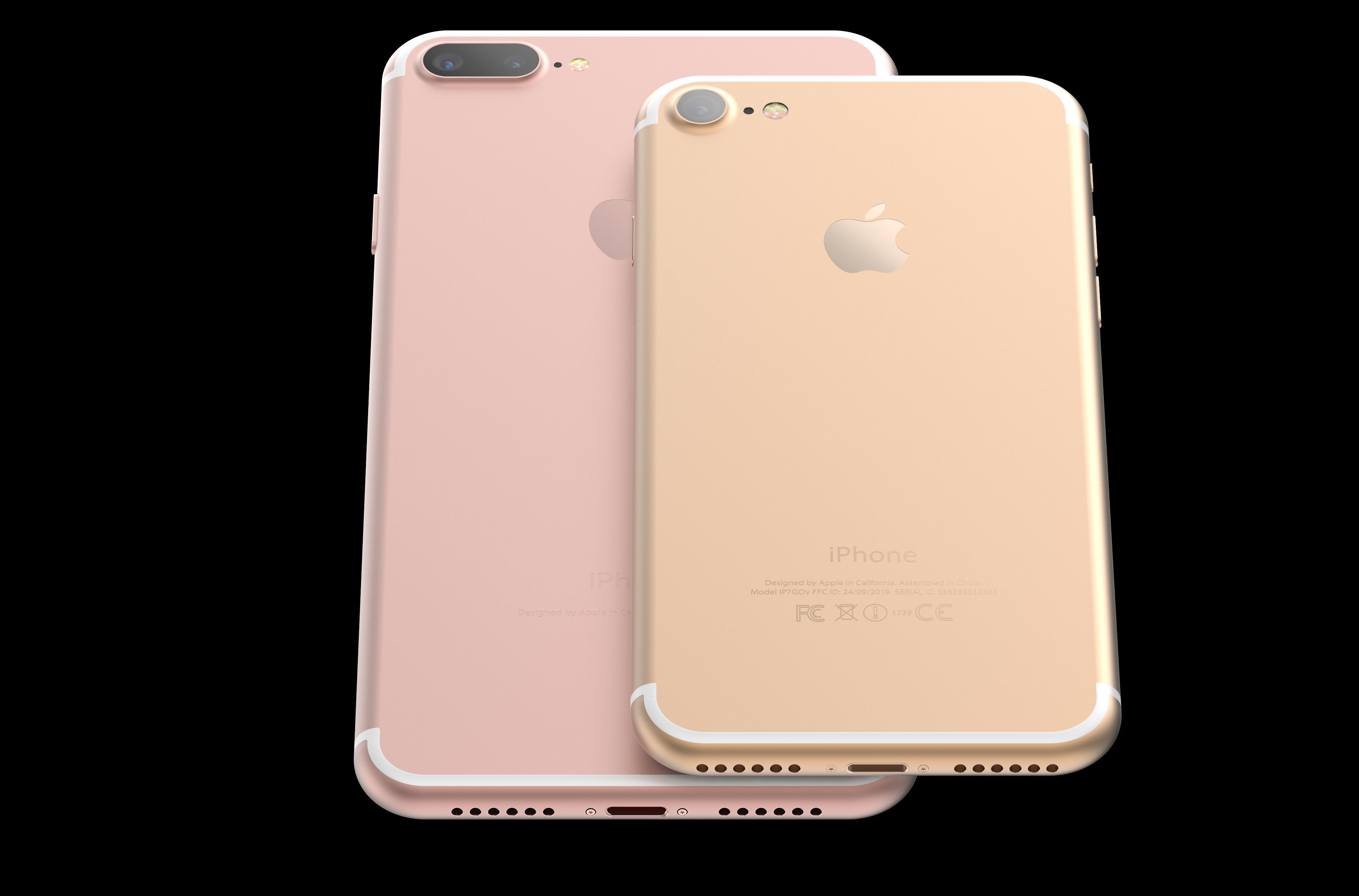 iPhone 7 Collection - Element3D 3D model_2