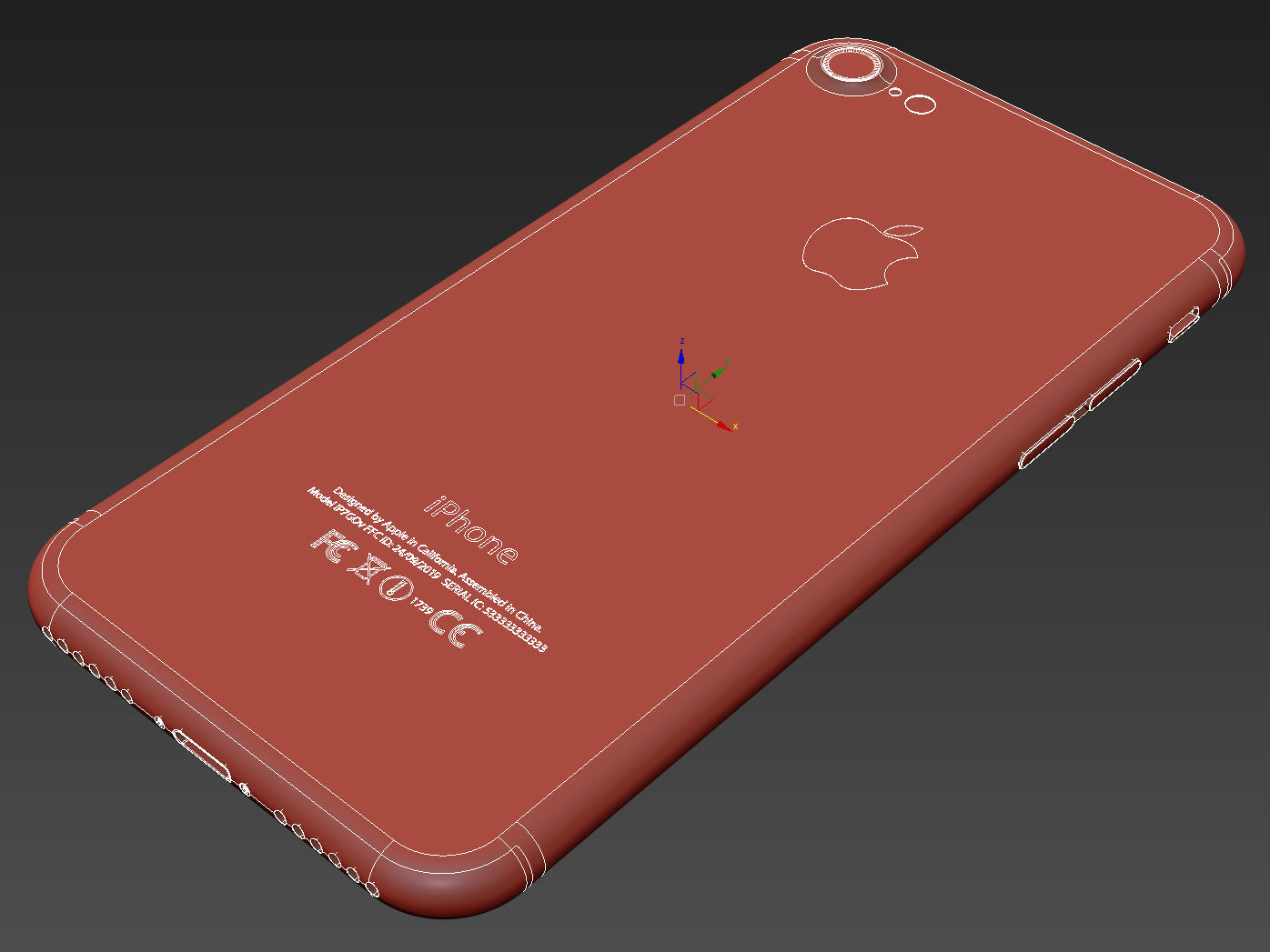 iPhone 7 Collection - Element3D 3D model_8
