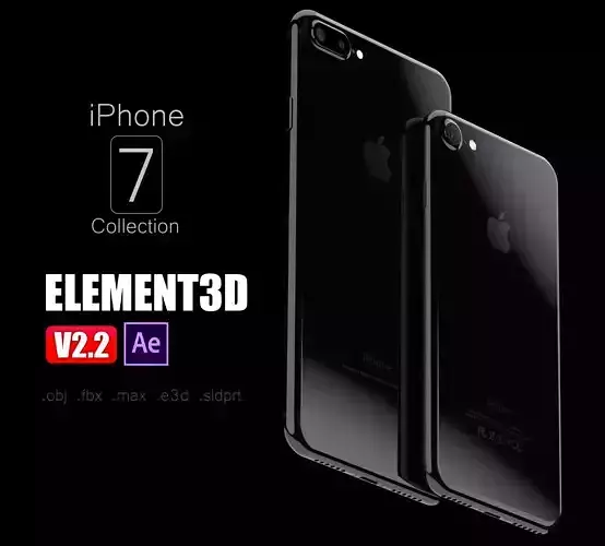 iPhone 7 Collection - Element3D 3D model