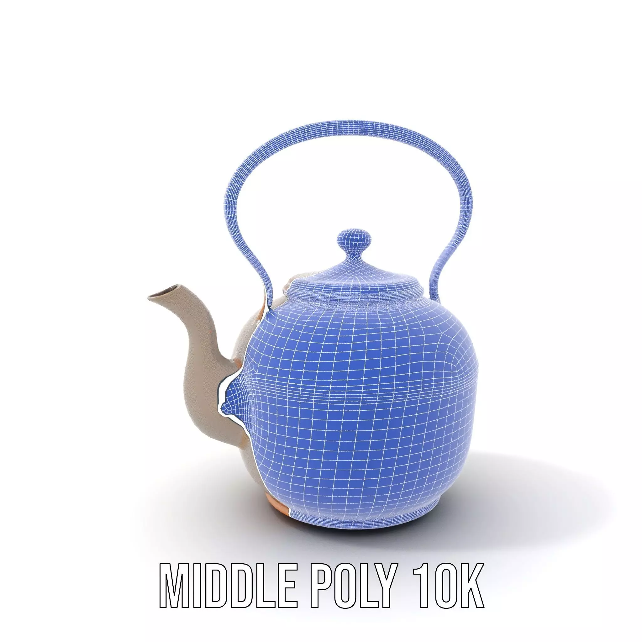 Rustic Iron Teapot model pack Low-poly 3D model_27