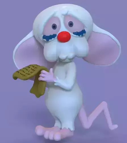 THE BRAIN FROM PINKY AND THE BRAIN CHRISTMAS SPECIAL 3D print model