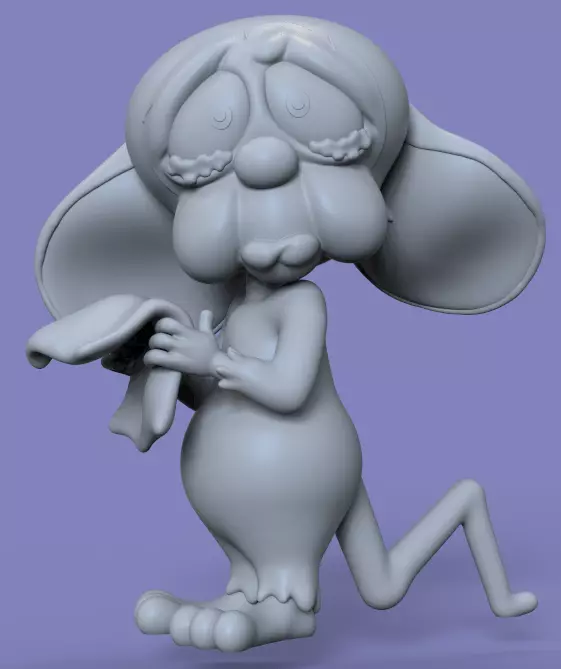 THE BRAIN FROM PINKY AND THE BRAIN CHRISTMAS SPECIAL 3D print model_9